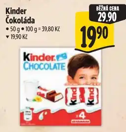 Albert Kinder čokoláda nabídka