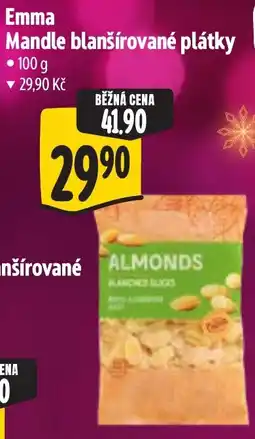 Albert Emma mandle blanšírované plátky nabídka