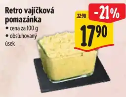 Albert Retro vajíčková pomazánka nabídka