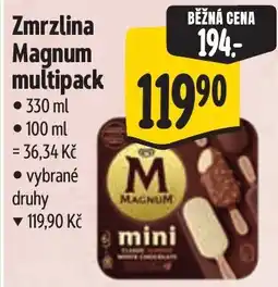 Albert Magnum zmrzlina nabídka