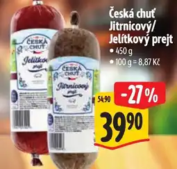 Albert Česká chuť Jitrnicový/Jelítkový prejt nabídka