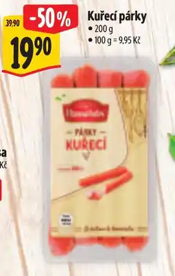 Albert Hlavník kuřecí párky nabídka
