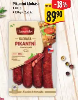 Albert Uzenářská pikantní klobása nabídka