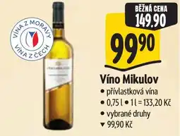 Albert Víno Mikulov nabídka
