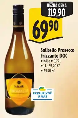 Albert Solicello Prosecco Frizzante DOC nabídka