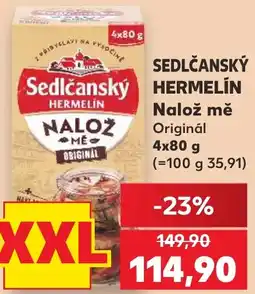 Kaufland Sedlčanský Hermelín Nalož mě nabídka