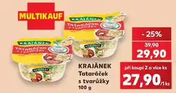 Kaufland Krajánek Tataráček s tvarůžky nabídka