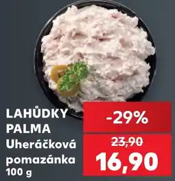 Kaufland Palma uheráčková pomazánka nabídka