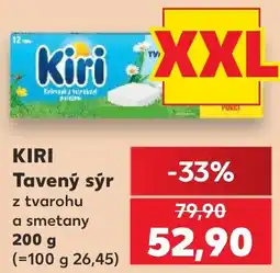 Kaufland Kiri Tavený sýr nabídka