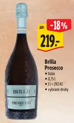 Albert Brilla Prosecco nabídka