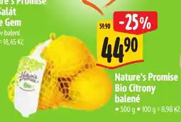 Albert Nature's Promise Bio Citrony nabídka