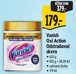 Albert Vanish Oxi Action Odstraňovač skvrn nabídka