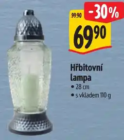 Albert Hřbitovní lampa nabídka