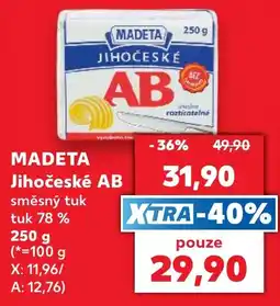 Kaufland Madeta jihočeské ab nabídka