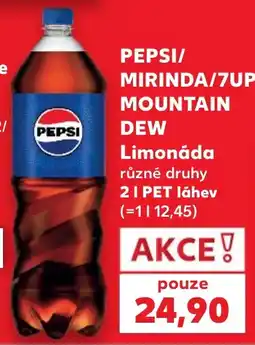 Kaufland Pepsi/ mirinda/7up mountain dew limonáda nabídka
