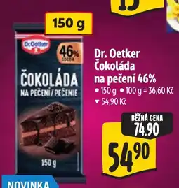 Albert Dr. Oetker čokoláda na pečení 46% nabídka