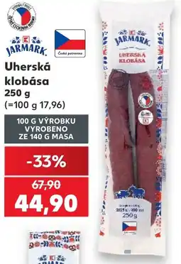Kaufland Jarmark uherská klobása nabídka