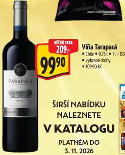 Albert Viña Tarapacá nabídka