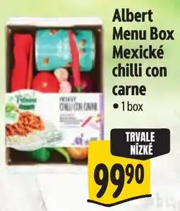 Albert Albert Menu Box Mexické chilli con carne nabídka