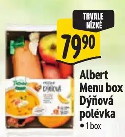 Albert Albert Menu box Dýňová polévka nabídka