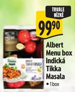 Albert Albert Menu box Indická Tikka Masala nabídka
