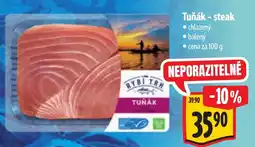 Albert Rybí trh tuňák - steak nabídka