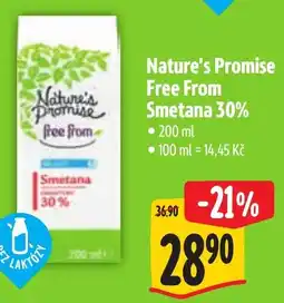 Albert Nature's Promise Smetana 30% nabídka