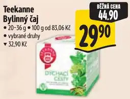 Albert Teekanne bylinný čaj nabídka