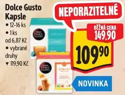 Albert Dolce Gusto kapsle nabídka