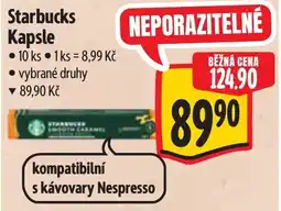 Albert Starbucks kapsle nabídka