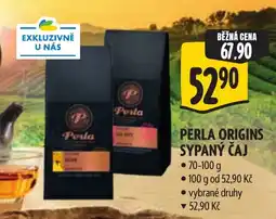 Albert Perla origins sypaný čaj nabídka