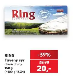 Kaufland Ring tavený sýr nabídka