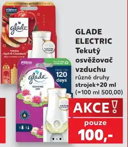 Kaufland Glade electric tekutý osvěžovač vzduchu nabídka