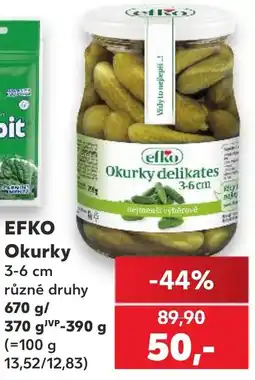 Kaufland EfkO okurky nabídka