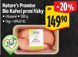 Albert Nature's Promise Bio Kuřecí prsní řízky nabídka