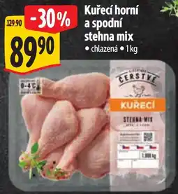 Albert Čerstvé kuřecí horní a spodní stehna mix nabídka