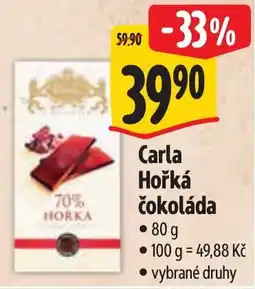 Albert Carla Hořká čokoláda nabídka