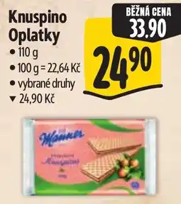 Albert Manner Knuspino Oplatky nabídka