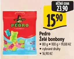 Albert Pedro želé bonbony nabídka