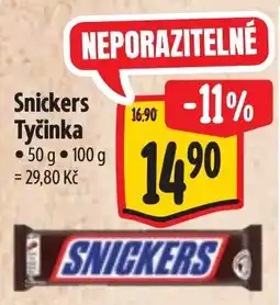 Albert Snickers Tyčinka nabídka