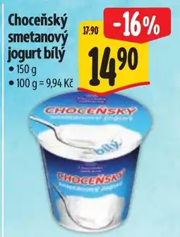 Albert Chocensky smetanovy jogurt bily nabídka