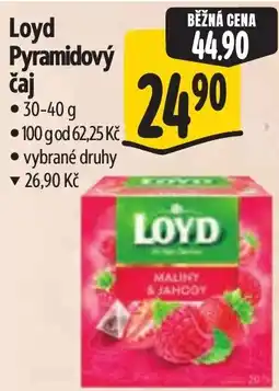 Albert Loyd pyramidový čaj nabídka