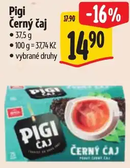 Albert Pigi černý čaj nabídka