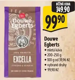Albert Douwe Egberts Excella nabídka