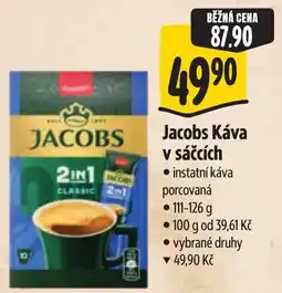 Albert Jacobs káva v sáčcích nabídka