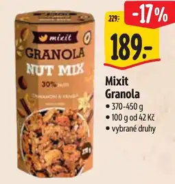 Albert Mixit Granola nabídka