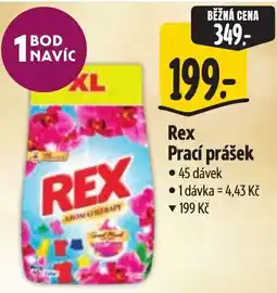 Albert Rex prací prášek nabídka
