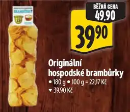 Albert Blaniket hospodské brambůrky nabídka
