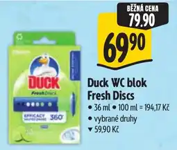 Albert Duck wc blok fresh discs nabídka