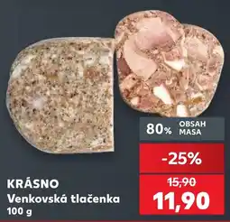Kaufland Krásno venkovská tlačenka nabídka